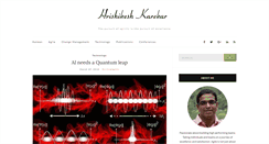 Desktop Screenshot of hrishikeshkarekar.com