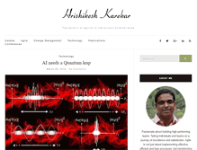 Tablet Screenshot of hrishikeshkarekar.com